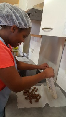 Démoulage du chocolat