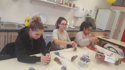 Emballage des chocolats