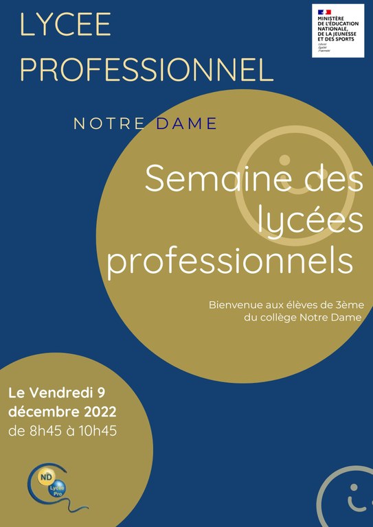 Bleu et Jaune Illustration École et Éducation Affiche